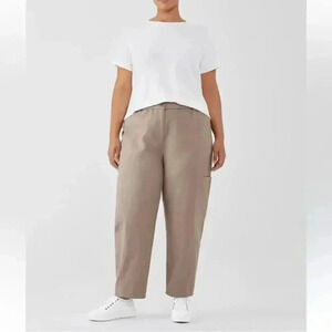 NWT Eileen Fisher Organic Cotton Hemp Stretch Lantern Pant size 1X
